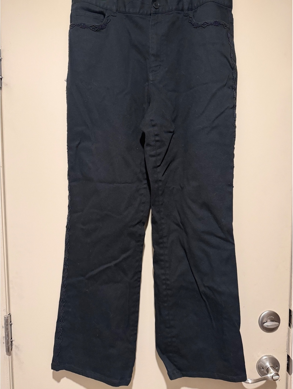 Lauren Jeans Co. Ralph Lauren Black Bootcut Pants Size 14